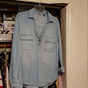Chambray Top